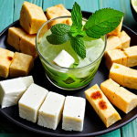 **Image Prompt for Paneer and Mojito Combination**: "A beautifully arranged platter featuring creamy paneer cubes garnished with spices, alongside a refreshing mojito cocktail with mint leaves and lime. The presentation should be vibrant and appetizing, capturing the essence of a delicious pairing."